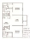 2 Bedroom/2 Bath E